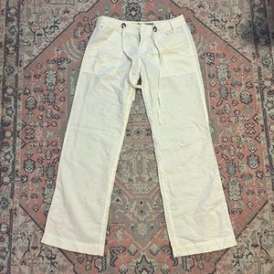 converse white lien pants